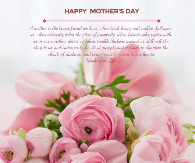 Happy Mother's Day to all the mothers around the world.