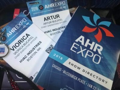 HVAC Industries team attended ASHRAE winter conference & AHR Expo 2018