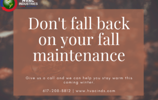 Don't fall back on your fall maintenance